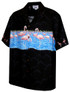 Pacific Legend Mens S to 4X Pink Flamingo Chest Band Shirt