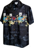 Pacific Legend Mens M to 4X RT 66 Flaming Roadster Chest Band Shirt