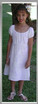 RJC Girls Fern Leaf Garden Wedding White Princess Flare Dress