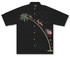 Bamboo Cay Mens Flying Santa on a Tree Embroidered Shirt