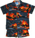 Kilauea Big Island Volcano Boy's 2 Piece Cabana Set