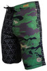 Hawaiian Island Creations (HIC) 20" Army Beach 8 Way Stretch Boardshorts