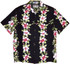 RJC Mens Pink White Hibiscus Plumeria Panel Rayon Shirt