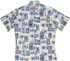 RJC Mens Polynesian Tiki Ocean Fish Reverse Shirt