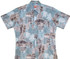 RJC Mens Pale Free Falling Leaf Reverse Shirt