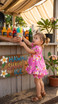 RJC Baby Girl's Cute Plumeria Puff Sleeve Hawaiian 2 Piece Dress Set