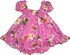 RJC Baby Girl's Cute Plumeria Puff Sleeve Hawaiian 2 Piece Dress Set