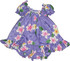 RJC Baby Girl's Cute Plumeria Puff Sleeve Hawaiian 2 Piece Dress Set