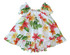 RJC Baby Girl's Cute Plumeria Puff Sleeve Hawaiian 2 Piece Dress Set