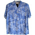 Tropical Island Outlines Hawaiian Aloha Mens Rayon Shirt