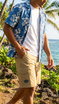 Go Barefoot Men's AM/PM 8 Way Stretch Cargo Shorts