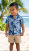 Hala Pineapples Hawaiian Aloha Boys Cabana Set