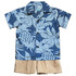Hala Pineapples Hawaiian Aloha Boys Cabana Set