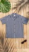 Men's Classic Hawaiian Paniolo Palaka Plaid Shirt