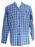 Men's Classic Hawaiian Paniolo Palaka Plaid Long Sleeve Shirt