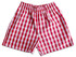 Pineapple Juice Mens Palaka Plaid Elastic Waistband Vintage Shorts