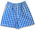 Pineapple Juice Mens Palaka Plaid Elastic Waistband Vintage Shorts