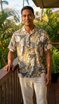 Tigers Faded Men's Classic Hawaiian Shirt (Big or Tall Size)