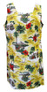 Red Hibiscus Island Women's A-Line Hawaiian Short Tank Dress