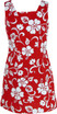 Classic Hibiscus Women's A-Line Hawaiian Short Tank Dress