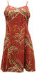 Heliconia Sketch Women's Princess Seam Flared Hawaiian Dress (Petite Size)