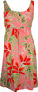 Leaves of Summer Women's Empire Tie Front Hawaiian Dress (Regular Fit)