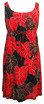 Monstera Leaf Women's Empire Tie Front Hawaiian Dress (Regular Fit)