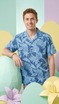 Hala Pineapples Hawaiian Aloha Mens Rayon Shirt