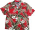 White Hibiscus Women's Hawaiian Camp Shirt