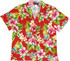 Pineapple HIbiscus Women's Hawaiian Camp Shirt