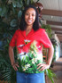 Floating Martini Women's Hawaiian Camp Shirt
