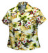Pacific Legend Women's Diamond Head Ocean Wave Fitted Shirt