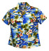 Pacific Legend Women's Diamond Head Ocean Wave Fitted Shirt