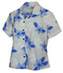 Pacific Legend Women's Single Tone Plumeria Fitted Shirt