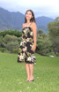 Hibiscus Stephanotis Women's Hawaiian Smocked Dress