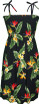 Bird of Paradise Display Women's Hawaiian Smocked Dress