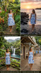 Delicate Tropical Women's Hawaiian Smocked Dress
