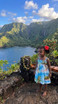 Paradise Island Surf Girl's Hawaiian Smocked Dress