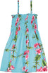 Plumeria Bamboo Panel Girl's Hawaiian Smocked Dress