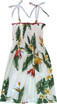 Bird of Paradise Display  Young Girl's Hawaiian Smocked Dress
