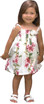 Plumeria Bamboo Panel Young Girl's Hawaiian Smocked Dress