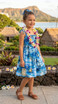 Islanders Young Girl's Hawaiian Smocked Dress