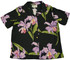 Double Orchid Women's Hawaiian Camp Shirt