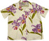 Double Orchid Women's Hawaiian Camp Shirt