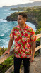 Pineapple Hibiscus Men's Hawaiian Shirt