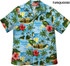 Secluded Island Vacation Men's Hawaiian Shirt