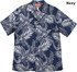 Tonal Hibiscus Lei Men's Hawaiian Shirt