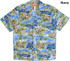 Ukulele Hibiscus Island Men's Hawaiian Shirt