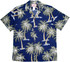 Midnight Coconut Tree Men's Hawaiian Shirt