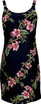 Plumeria Bamboo Panel Women's Bias Cut Slimming Hawaiian Dress